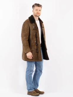 Vintage 70's Men Sheepskin Coat In Green -Northern Grip Vintage 70s Men Sheepskin Coat 0073 9c09dc2b afd7 4fd4 90af 4f18570c4f1c