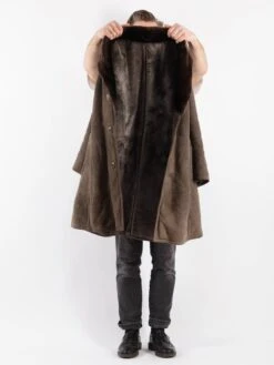Vintage 70's Men Sheepskin Coat In Gray 8 Vintage 70's Men Sheepskin Coat In Gray -Northern Grip Vintage 70s Men Sheepskin Coat 0447 a6a7c419 c61c 480c 8645 e2d8c60dac99