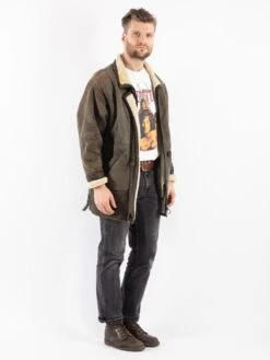 Vintage 70's Men Sheepskin Coat In Khaki 7 Vintage 70's Men Sheepskin Coat In Khaki -Northern Grip Vintage 70s Men Sheepskin Coat 0535 1fa3a965 9577 4682 9964 ba651d27f6bb