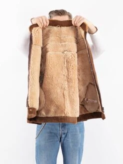 Vintage 70's Men Sheepskin Jacket In Brown 8 Vintage 70's Men Sheepskin Jacket In Brown -Northern Grip Vintage 70s Men Sheepskin Jacket 0291 24e1990a 6de0 4380 96c7 b831086abf48