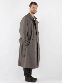 Vintage 70's Men Trench Coat In Gray -Northern Grip Vintage 70s Men Trench Coat 0248 d758b5db 3b8e 467a 949c 520b5b9359fe