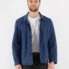 Vintage 70's Men Sanfor Work Jacket In Blue