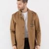 Vintage 70's Men Italian Work Jacket In Beige