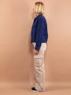 Vintage 70's Women Cropped French Work Jacket -Northern Grip Vintage 70s Women Cropped Work Jacket 02 2