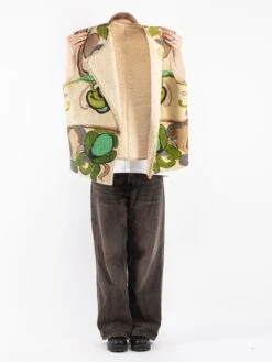 Vintage 70's Women Sheepskin Vest In Multi -Northern Grip Vintage 70s Women Sheepskin Vest 0853