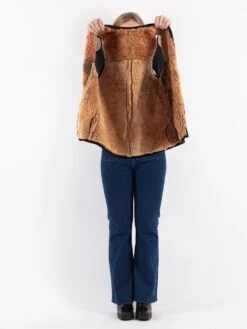 Vintage 70's Women Sheepskin Vest In Black -Northern Grip Vintage 70s Women Sheepskin Vest 0856 25ccdde5 d874 4be5 b8bc e9d3d725b00f