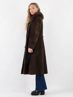 Vintage 70's Penny Lane Suede Coat In Brown 7 Vintage 70's Penny Lane Suede Coat In Brown -Northern Grip Vintage 70s Women Suede Coat 0616