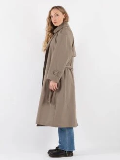 Vintage 70's Women Trench Coat In Beige 7 Vintage 70's Women Trench Coat In Beige -Northern Grip Vintage 70s Women Trench Coat 0196