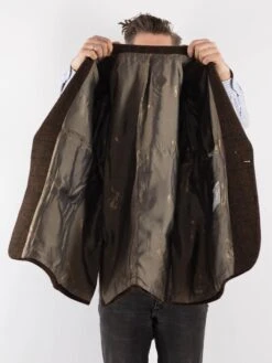 Vintage 80's Men Harris Tweed Jacket In Brown 8 Vintage 80's Men Harris Tweed Jacket In Brown -Northern Grip Vintage 80s Men Harris Tweed Jacket 0072