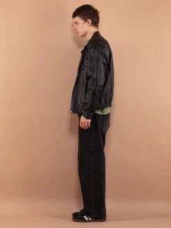 Vintage 80's Men Leather Jacket -Northern Grip Vintage 80s Men Leather Jacket 2 2