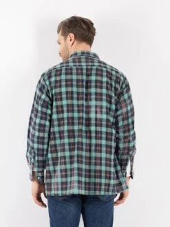 Front Page -Northern Grip Vintage 80s Men Plaid Flannel Shirt 0036
