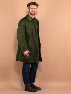 Vintage 80's Men Swedish Military Parka Coat In Green 6 Vintage 80's Men Swedish Military Parka Coat In Green -Northern Grip Vintage 80s Men Swedish Military Parka Coat Green 2 3