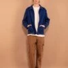 Vintage 80's Men Bleu-de-travail Work Jacket