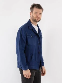 Vintage 80's Men Work Jacket In Blue 7 Vintage 80's Men Work Jacket In Blue -Northern Grip Vintage 80s Men Work Jacket 0497