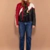 Vintage 80's Women Biker Racing Jacket