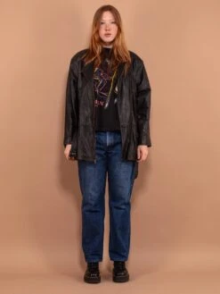 Vintage 80's Women Leather Jacket