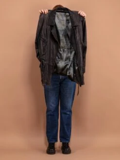 Vintage 80's Women Leather Jacket -Northern Grip Vintage 80s Women Leather Jacket 0150