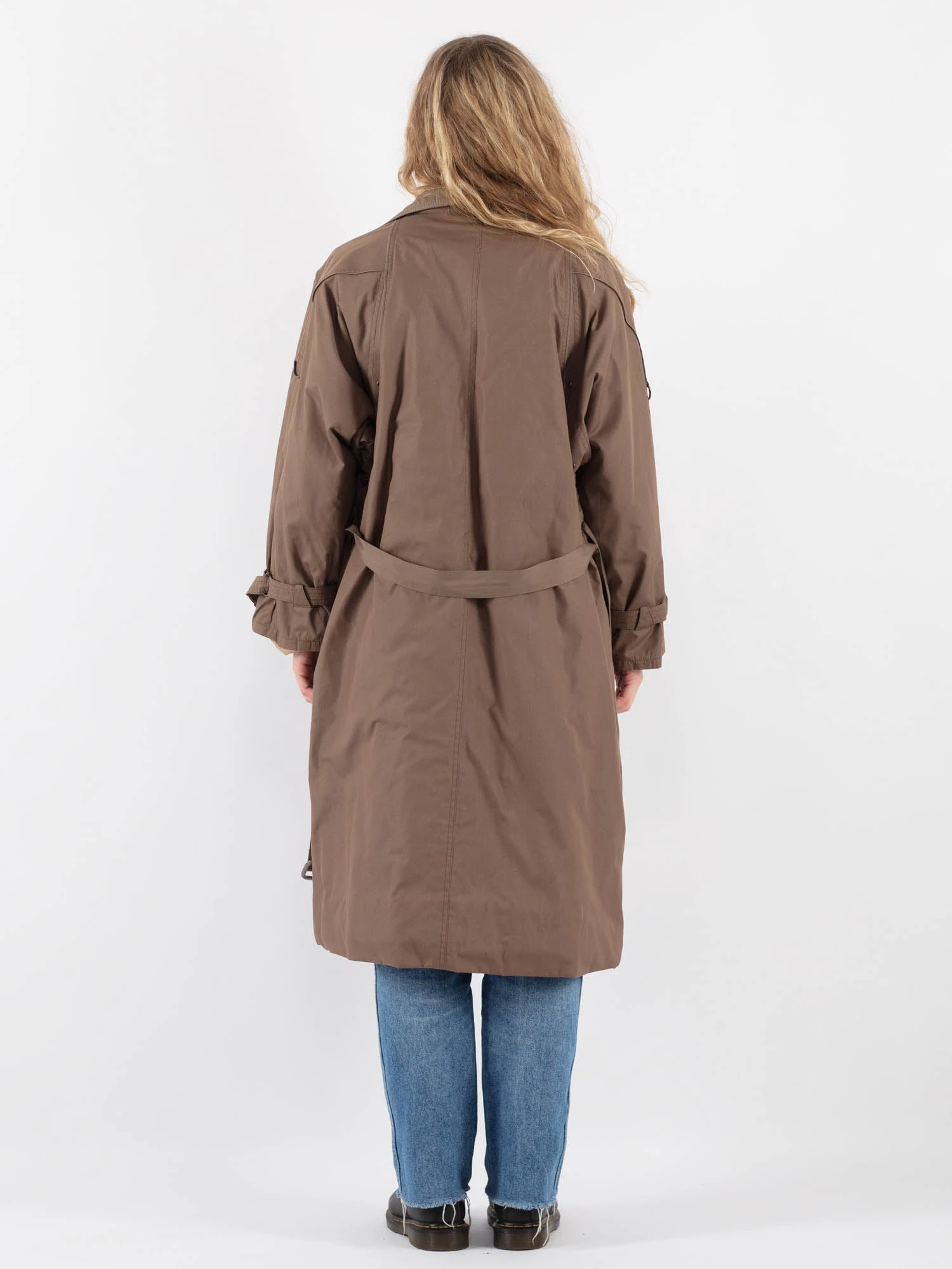 Vintage 80's Women Trench Coat In Beige 2 Vintage 80's Women Trench Coat In Beige - Image 2