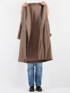 Vintage 80's Women Trench Coat In Beige 8 Vintage 80's Women Trench Coat In Beige -Northern Grip Vintage 80s Women Trench Coat 0182