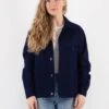 Vintage 80's Women Bleu-de-travail Work Jacket In Blue