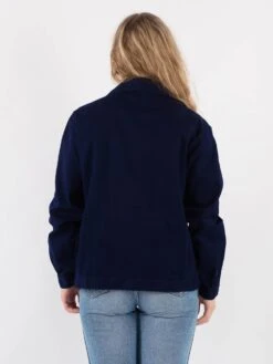 Vintage 80's Women Bleu-de-travail Work Jacket In Blue 7 Vintage 80's Women Bleu-de-travail Work Jacket In Blue -Northern Grip Vintage 80s Women Work Jacket 0246