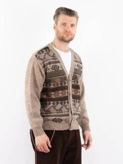Vintage 90's Men Cardigan In Brown -Northern Grip Vintage 90s Men Cardigan 0196 a1314d78 a884 4438 82aa 9ee3b21ba7b2