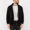 Vintage 90's Men Cardigan In Black