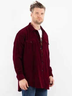 Vintage 90's Men Corduroy Shirt In Red 8 Vintage 90's Men Corduroy Shirt In Red -Northern Grip Vintage 90s Men Corduroy Shirt 0731 4ce3eda5 7126 46ae 8c96 c7ab468a9b39