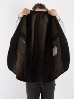 Vintage 90's Men Harris Tweed Jacket In Dark Green 8 Vintage 90's Men Harris Tweed Jacket In Dark Green -Northern Grip Vintage 90s Men Harris Tweed Jacket 0141