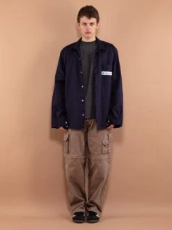 Vintage 90's Men Italian Work Shirt