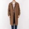 Vintage 90's Men Mac Coat In Brown