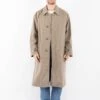 Vintage 90's Men Oversized Mac Coat In Beige