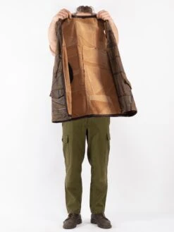 Vintage 90's Men Sheepskin Vest In Brown -Northern Grip Vintage 90s Men Sheepskin Vest 0639