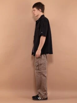 Vintage 90's Men Short Sleeve Work Shirt -Northern Grip Vintage 90s Men Short Sleeve Work Shirt 05 2