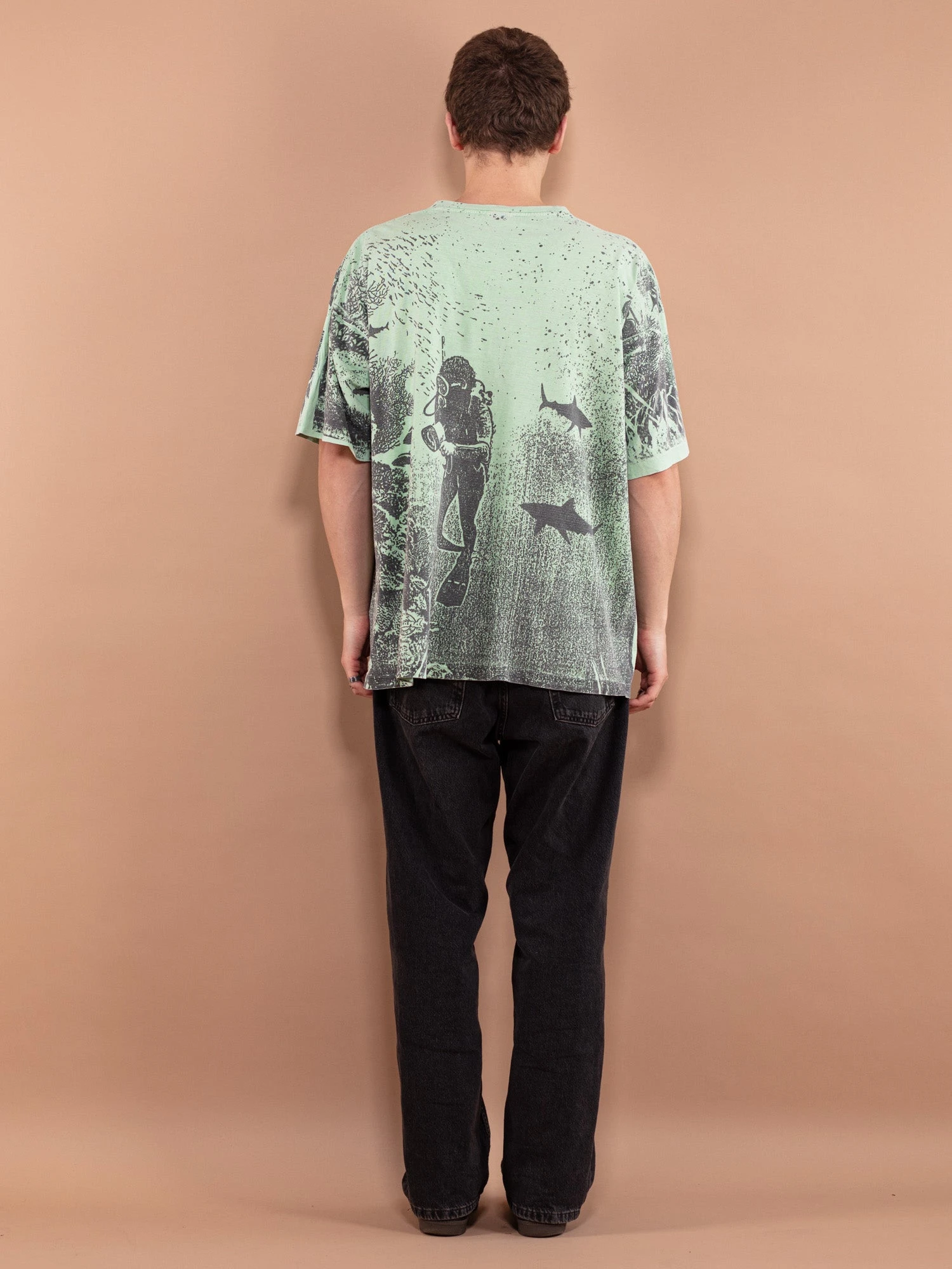 Vintage 90's Men Single Stitch T-shirt 2 Vintage 90's Men Single Stitch T-shirt - Image 2