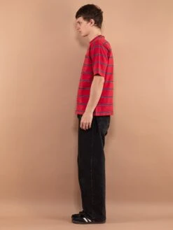 Vintage 90's Men Striped T-shirt -Northern Grip Vintage 90s Men Striped Tshirt 034 2