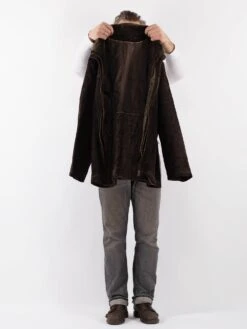 Vintage 90's Men Suede Jacket In Brown 8 Vintage 90's Men Suede Jacket In Brown -Northern Grip Vintage 90s Men Suede Jacket 0102