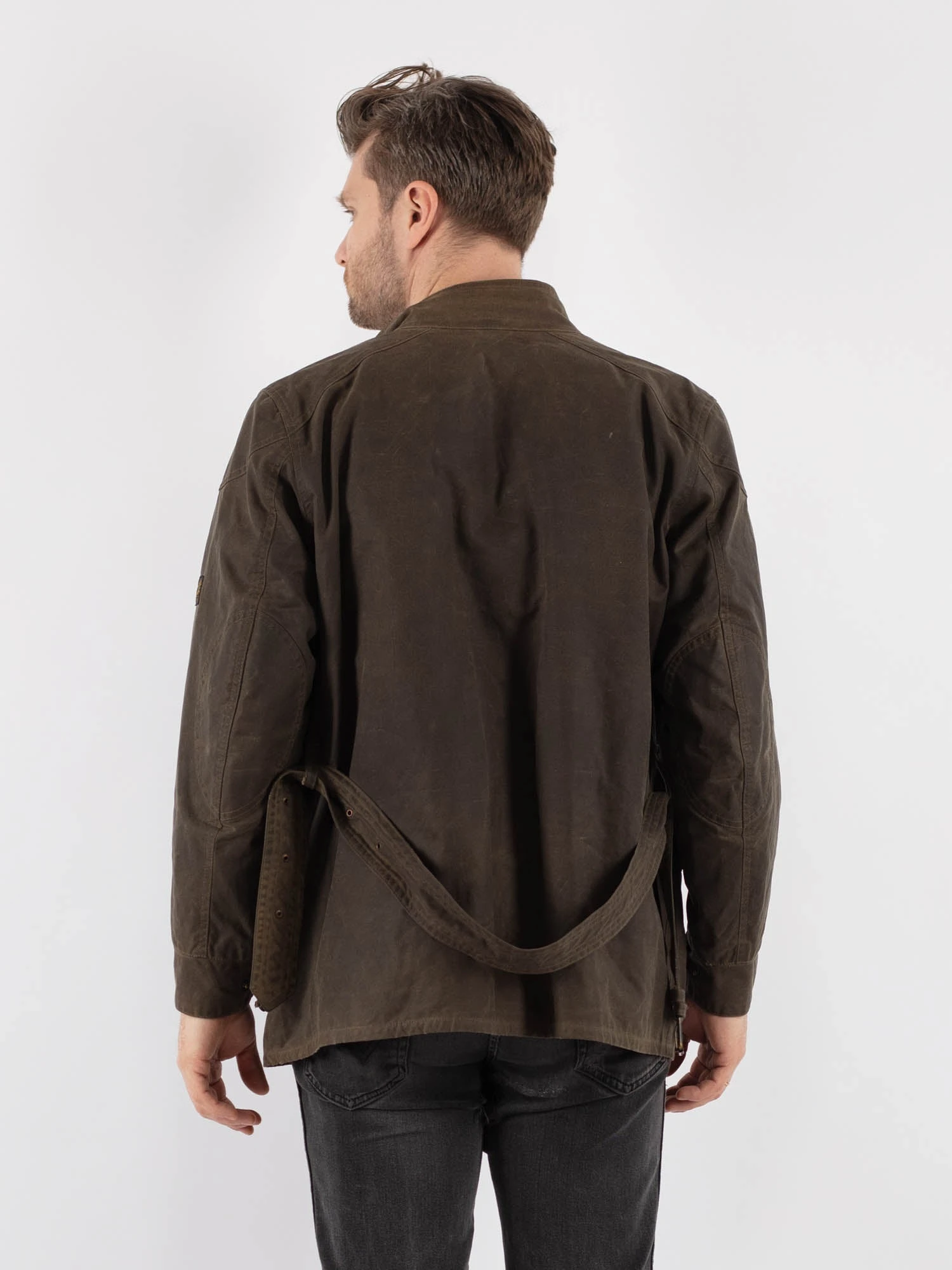Vintage 90's Men Belstaff Waxed Canvas Jacket In Brown 2 Vintage 90's Men Belstaff Waxed Canvas Jacket In Brown - Image 2
