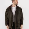 Vintage 00's Men Waxed Canvas Jacket In