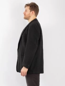 Vintage 90's Men Wool Blazer Jacket In Gray 7 Vintage 90's Men Wool Blazer Jacket In Gray -Northern Grip Vintage 90s Men Wool Blazer Jacket 0233