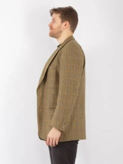 Vintage 90's Men Wool Blazer Jacket In Olive Green 7 Vintage 90's Men Wool Blazer Jacket In Olive Green -Northern Grip Vintage 90s Men Wool Blazer Jacket 0288