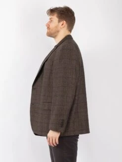 Vintage 90's Men Cashmere Wool Blend Blazer Jacket In Brown 7 Vintage 90's Men Cashmere Wool Blend Blazer Jacket In Brown -Northern Grip Vintage 90s Men Wool Blazer Jacket 0338