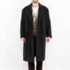 Vintage 90's Men Hugo Boss Wool Coat In Gray