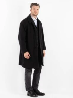 Vintage 90's Men Wool Blend Coat In Gray 8 Vintage 90's Men Wool Blend Coat In Gray -Northern Grip Vintage 90s Men Wool Coat 0218