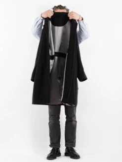 Vintage 90's Men Wool Blend Coat In Gray 9 Vintage 90's Men Wool Blend Coat In Gray -Northern Grip Vintage 90s Men Wool Coat 0220