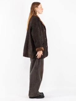 Vintage 90's Women Sheepskin In Brown 7 Vintage 90's Women Sheepskin In Brown -Northern Grip Vintage 90s Women Sheepskin Coat 0762