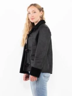 Vintage 90's Women Sheepskin Jacket In Black 7 Vintage 90's Women Sheepskin Jacket In Black -Northern Grip Vintage 90s Women Sheepskin Jacket 0303 07e5f223 c046 495e aea4 cf8a03fcd8d5