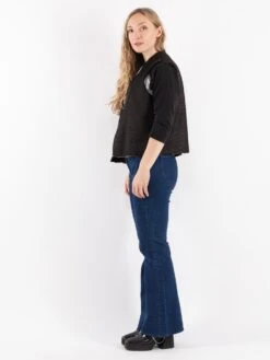 Vintage 90's Women Sherpa Vest In Black 7 Vintage 90's Women Sherpa Vest In Black -Northern Grip Vintage 90s Women Sherpa Vest 0862