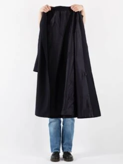 Vintage 90's Women Mac Coat In Blue -Northern Grip Vintage 90s Women Trench Coat 0015