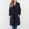 Vintage 90's Women Trench Coat In Blue